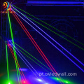 3*3pcs Spider Light Laser Disco LED Efeitos do estágio